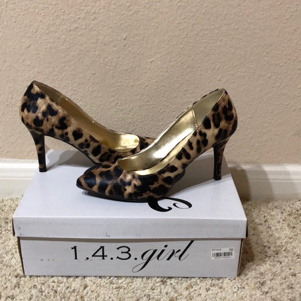 Leopard print high Heels